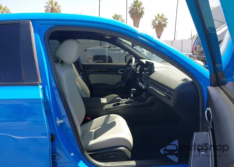 2025 Honda Civic Hybrid Sport Touring from USA, damaged, VIN 19XFL4H90SE001025